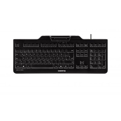 Cherry KC 1000 SC - Keyboard - Corded - AZERTY - Black [JK-A0100FR-2]