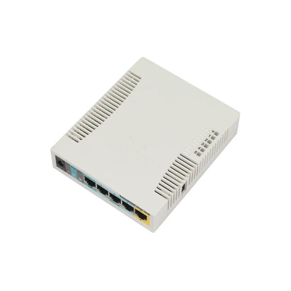 MikroTik, RouterBOARD 951Ui, 2HnD with 600Mhz CPU, 128MB RAM, 5xLAN, built, in 2.4Ghz 802b/g/n 2x2 [RB951Ui-2HnD]