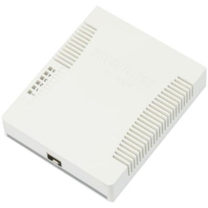 MikroTik, RouterBOARD 260GS 5, port Gigabit smart switch with SFP cage, SwOS, plastic case, PSU [CSS106-5G-1S]