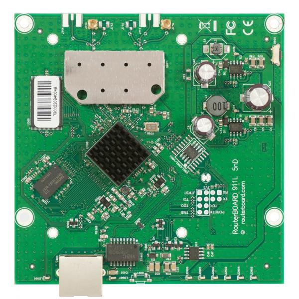 MikroTik, 911 Lite5 dual, RouterBOARD 911 with 600MHz Atheros CPU, 64MB RAM, 1x LAN, built, in 5Ghz 802.11a/n 2x2 [RB911-5HnD]