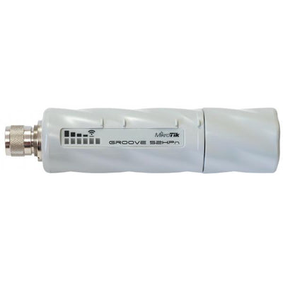 MikroTik, RouterBOARD GrooveA, 52HPn with 600MHz Atheros CPU, 64MB RAM, 1 LAN, 1 built, in 2.4/5GHz [RBGrooveA-52HPn]