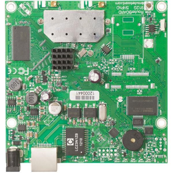 MikroTik, RouterBOARD 911G with 600Mhz Atheros CPU, 32MB RAM, 1xGigabit LAN, built, in 5Ghz [RB911G-5HPnD]
