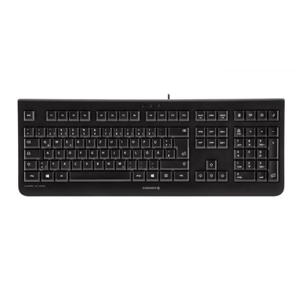 Cherry DC 2000 - Desktop set - Corded - QWERTZ - Black [JD-0800DE-2]