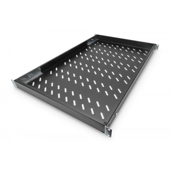 Digitus 1U fixed shelf for 1000 mm depth racks 44x482x700 mm - adjust. 700-900 mm depth - Black [DN-97649]