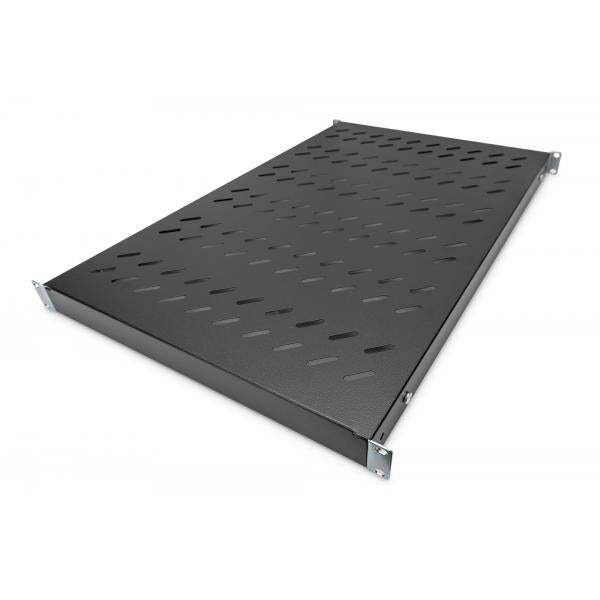 Digitus 1U fixed shelf for 1000 mm depth racks 44x482x700 mm - adjust. 700-900 mm depth - Black [DN-97649]
