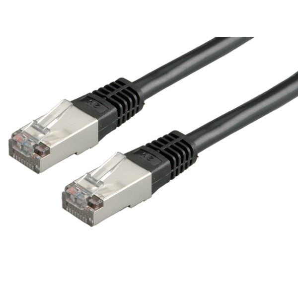 VALUE CAVO DI RETE S/FTP (PIMF) PATCH CORD, CAT.6 (CLASS E), BLACK, 2 M [21.99.1345]