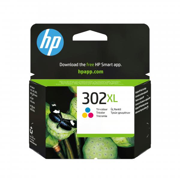 HP CART INK MULTICOLOR XL 302 PER DJ2130/1110 OJ3830/4650 TS [F6U67AE]