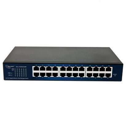 Allnet ALL SG8324M, switch 24 ports 10/100/1000Mbps, smart managed, fanless (internal power supply) [ALL-SG8324M]