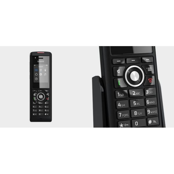 Snom M85 DECT handset: Color screen, 17 hours in conversation, IP65. [00004189]