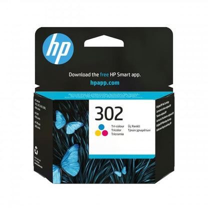 HP CART INK MULTICOLOR 302 PER DJ2130/1110 OJ3830/4650 ENVY4521 TS [F6U65AE]