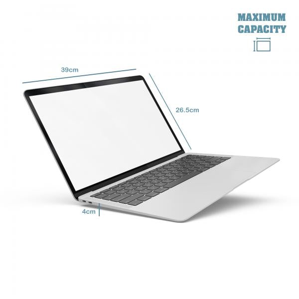 NGS BORSA PER NOTEBOOK UNIVERSALE FINO A 15,6" COLORE ROSSA E NERA - UNA TASCA E UN COMPARTIMENTO PER DOCUMENTI [ENTERPRISE]