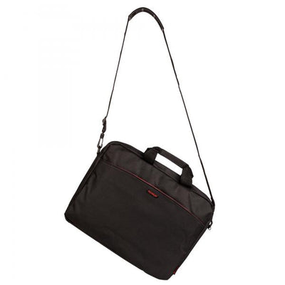 NGS BORSA PER NOTEBOOK UNIVERSALE FINO A 15,6" COLORE ROSSA E NERA - UNA TASCA E UN COMPARTIMENTO PER DOCUMENTI [ENTERPRISE]