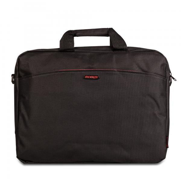 NGS BORSA PER NOTEBOOK UNIVERSALE FINO A 15,6" COLORE ROSSA E NERA - UNA TASCA E UN COMPARTIMENTO PER DOCUMENTI [ENTERPRISE]