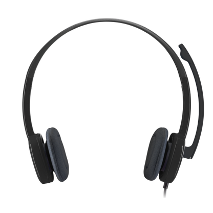 LOGITECH CUFFIE CON MICROFONO H151, JACK 3.5MM [981-000589]