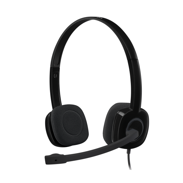 LOGITECH CUFFIE CON MICROFONO H151, JACK 3.5MM [981-000589]