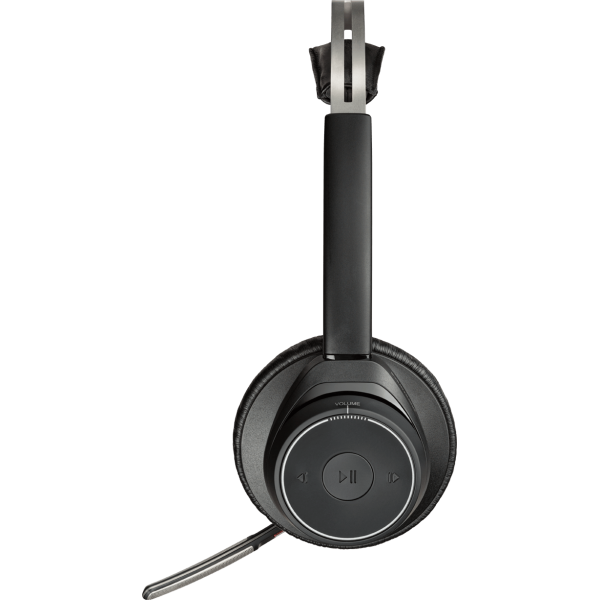 Poly Voyager Focus UC B825 cuffia biaurale, bluetooth USB A, con base di ricarica- PROMO FINO AD ESAURIMENTO SCORTE [202652-01]