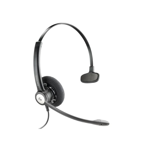 Poly cuffia monoaurale linea Entera HW111N/A-PROMO FINO AD ESAURIMENTO SCORTE [EOL79180-13]