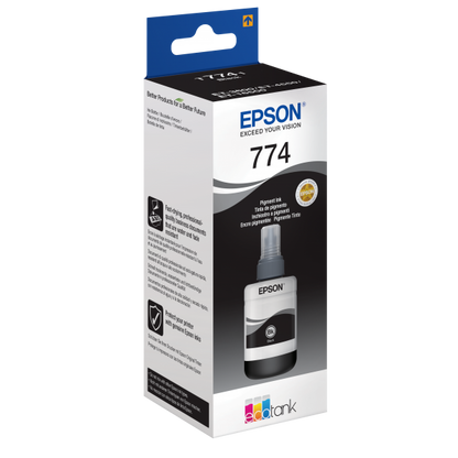 EPSON CART INK NERO, T7741 FLACONE 140ML [C13T774140]