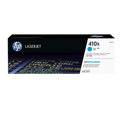 HP TONER CIANO 5000PAG PER LJ PRO M452 M477, 410X [CF411X]
