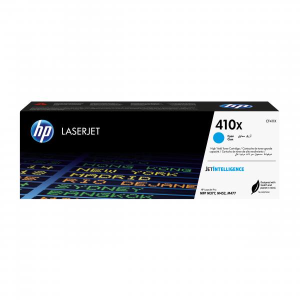 HP TONER CIANO 5000PAG PER LJ PRO M452 M477, 410X [CF411X]