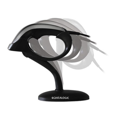 Datalogic Heron HD3430 - Handheld Barcode Scanner Kit - Scanner / Autosense Stand / USB Cable - Cable Connectivity - 1D - 2D - Black [HD3430-BKK1B]