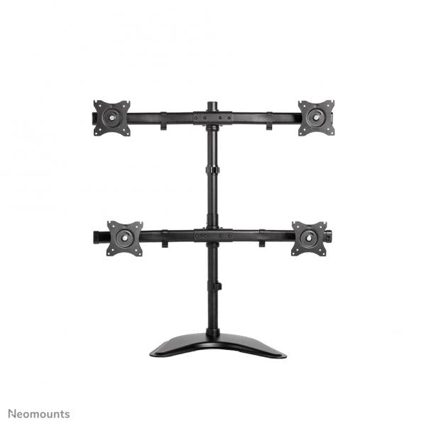 Neomounts NM-D335D4BLACK Supporto per monitor 10-27" [NM-D335D4BLACK]