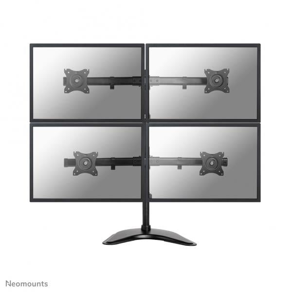 Neomounts NM-D335D4BLACK Supporto per monitor 10-27" [NM-D335D4BLACK]