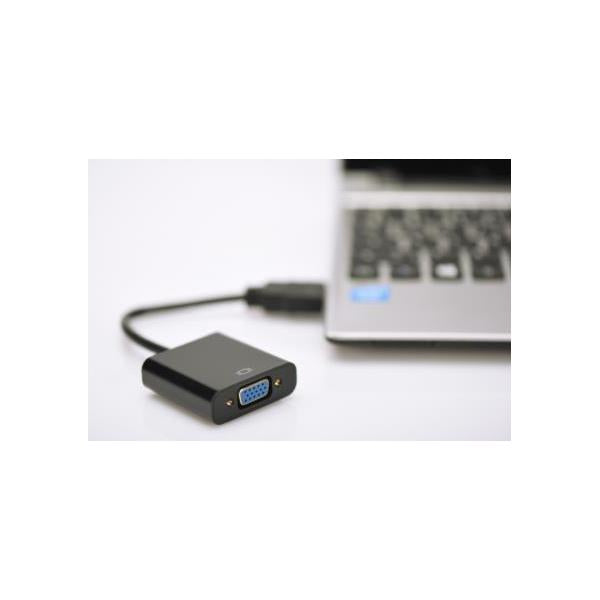 Digitus HDMI to VGA converter adapter Typ A - VGA (D-Sub) connector - 3,5mm audio jack [DA-70461]