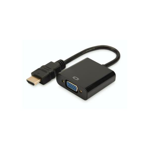 Digitus HDMI to VGA converter adapter Typ A - VGA (D-Sub) connector - 3,5mm audio jack [DA-70461]