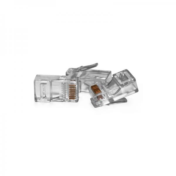 VULTECH CONNETTORI TRASPARENTI RJ45 UTP 8P8C CAT5E - CAT6 [SN21401]