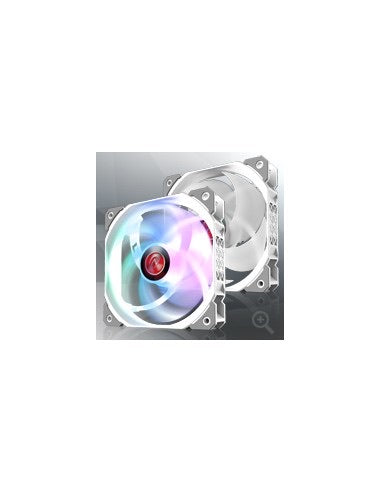 RAIJINTEK VENTOLE CASE AGERAS 12 WHITE ARGB-1 1xFAN ANTIRUMORE 5 PALE [0R40B00259]