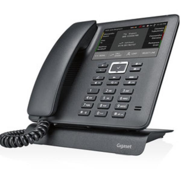 Gigaset Maxwell 4'' - Telefoni IP con touchscreen e tastiera - PROMO FINO AD ESAURIMENTO SCORTE [S30853-H4005-R101]