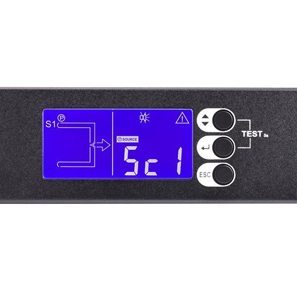 Eaton ATS Rack PDU, Netpack, 1U, Inputs (2) C20, 3.84 kW max, 16A, 200-240V, Outlets 8XC13:1XC19 [EATS16N]