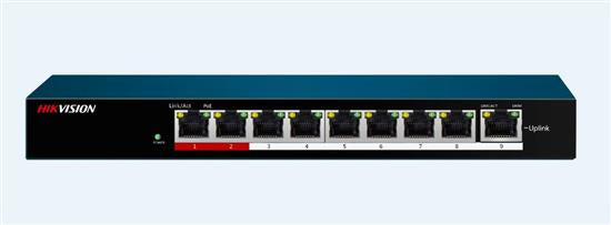 SWITCH 8 PORTE POE 10/100M,UPLINK 100M,UNMANAGED. [DS-3E0109P-E/M]