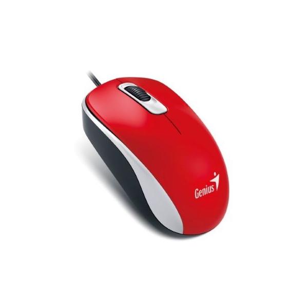 GENIUS MOUSE USB DX-110 FULL SIZE RED [31010116111]