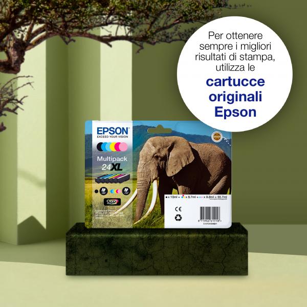 Epson Elephant Multipack 6 colori Claria Photo HD Elefante 24XL [C13T24384011]
