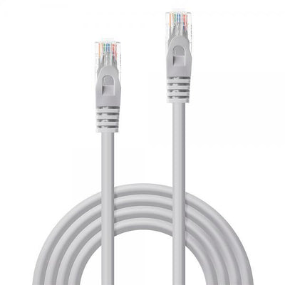 LINDY CAVO DI RETE CAT.6 U UTP BASIC 3MT CONNETTORE RJ45 NON SCHERMATO GRIGIO [48164]