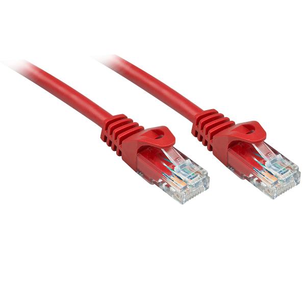 LINDY CAVO CAT.6 U/UTP BASIC ROSSO, 2M [48183]