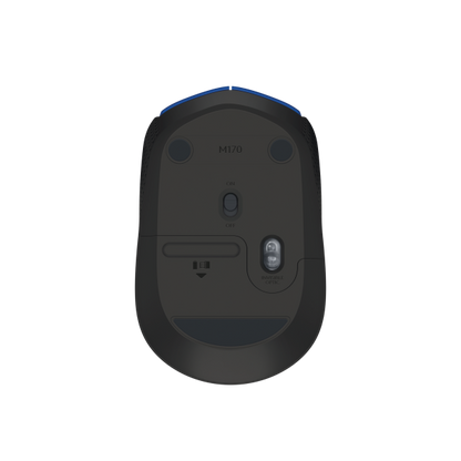 LOGITECH MOUSE WIRELESS OTTICO M171 BLU [910-004640]