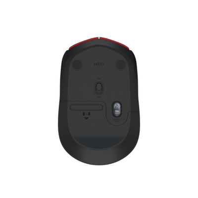 LOGITECH WIRELESS MOUSE M171 OTTICO USB COLORE ROSSO [910-004641]