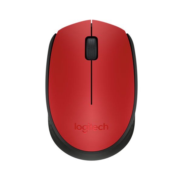 LOGITECH WIRELESS MOUSE M171 OTTICO USB COLORE ROSSO [910-004641]