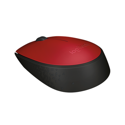 LOGITECH WIRELESS MOUSE M171 OTTICO USB COLORE ROSSO [910-004641]