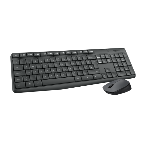 LOGITECH BUNDLE WIRELESS MOUSE + TASTIERA MK235 GRIGIO [920-007913]