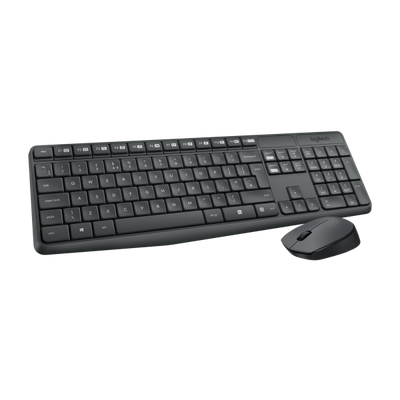 LOGITECH BUNDLE WIRELESS MOUSE + TASTIERA MK235 GRIGIO [920-007913]