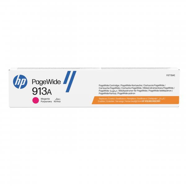 HP Cartuccia magenta originale 913A PageWide [F6T78AE]