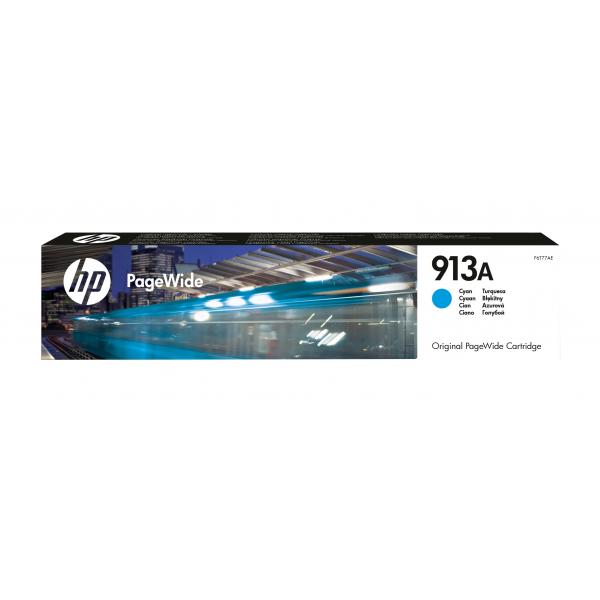 HP CART INK CIANO 913A 3.000 PAG PER PAGEWIDE PRO 477 377 [F6T77AE]