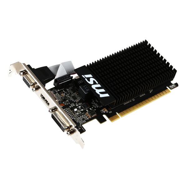 MSI VGA GEFORCE GT 710, GT 710 2GD3H LP, 2GB GDDR3, DVI/HDMI/VGA, LP [GT 710 2GD3H LP]