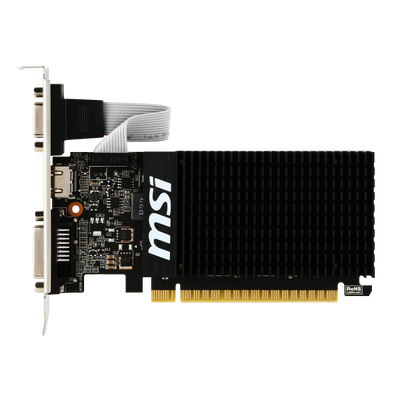MSI VGA GEFORCE GT 710, GT 710 2GD3H LP, 2GB GDDR3, DVI/HDMI/VGA, LP [GT 710 2GD3H LP]