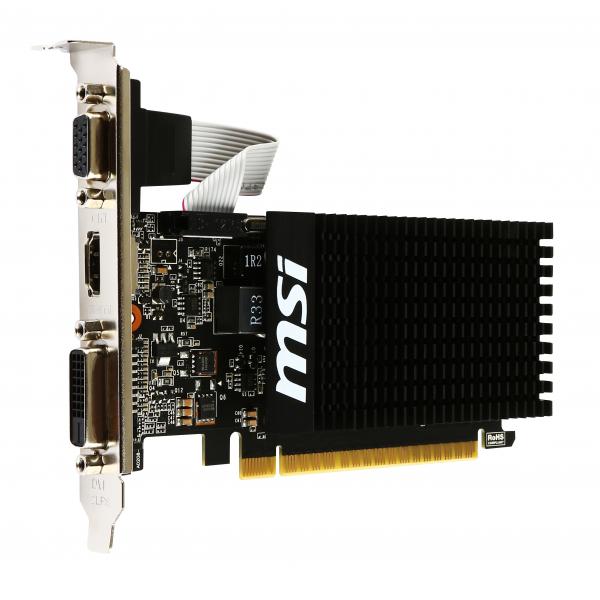 MSI VGA GEFORCE GT 710, GT 710 2GD3H LP, 2GB GDDR3, DVI/HDMI/VGA, LP [GT 710 2GD3H LP]