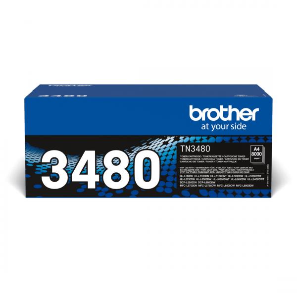 Brother TN3480 Toner Cartridge Black High Yield [TN-3480]